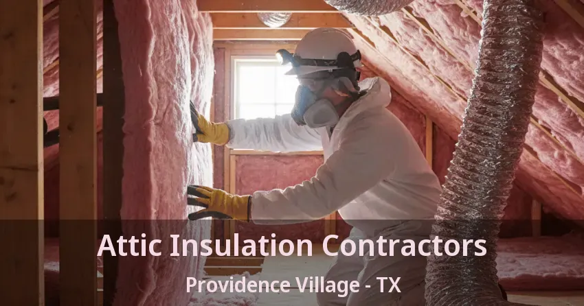 Attic Insulation Contractors Providence Village - TX