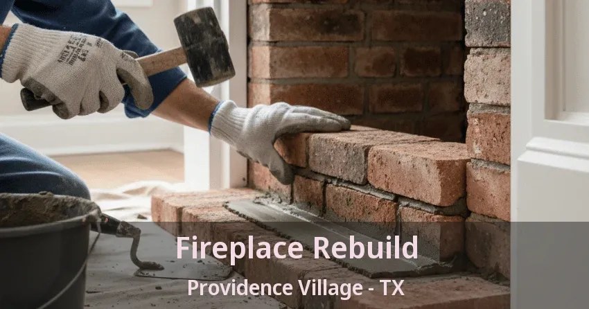 Fireplace Rebuild Providence Village - TX