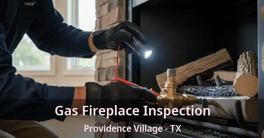 Gas Fireplace Inspection Providence Village - TX