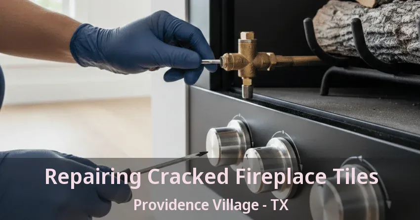Repairing Cracked Fireplace Tiles Providence Village - TX